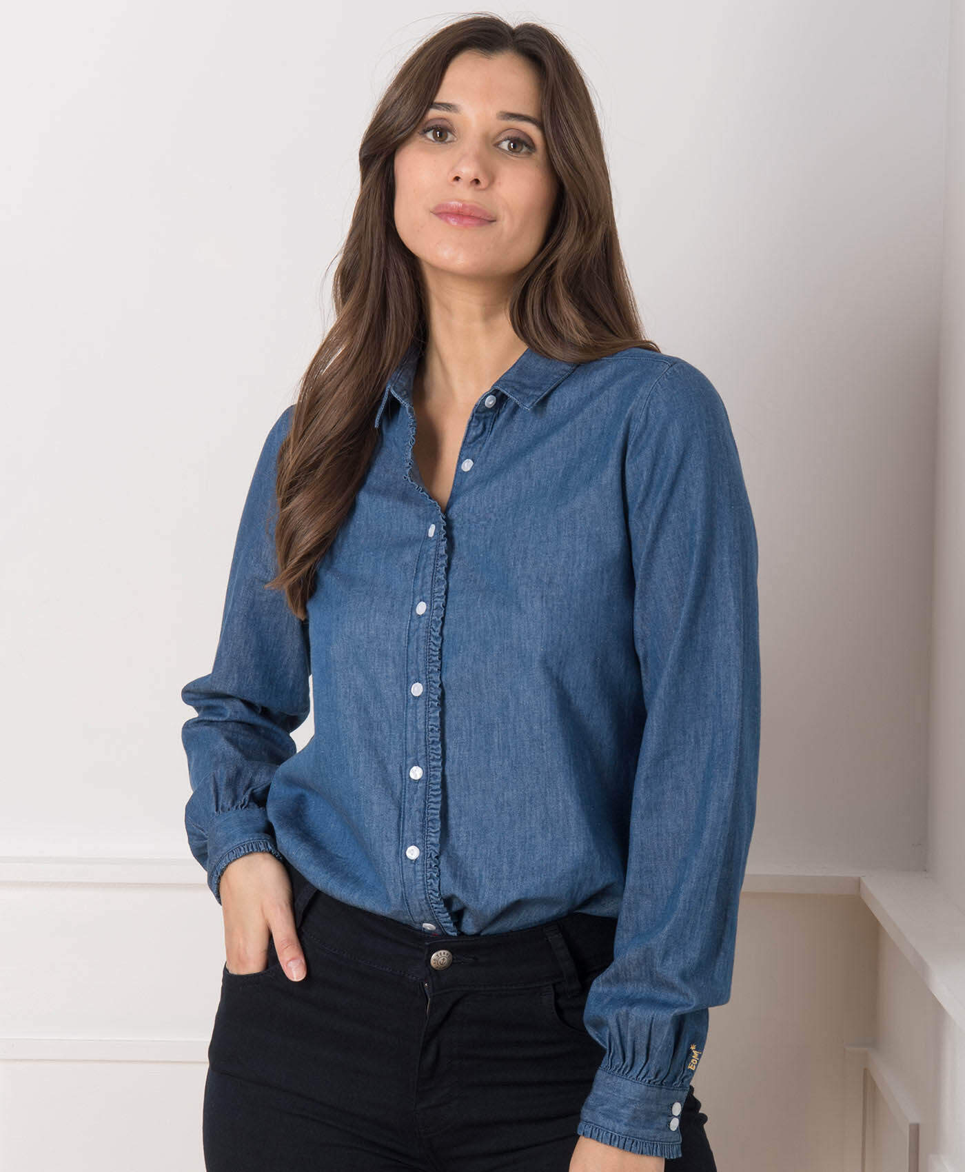 Célestine - Chemise à manches longues et pantalon pour femmes